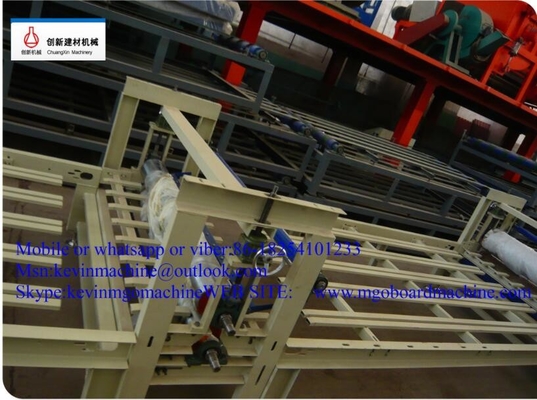 50HZ completamente/cadena de producción semi automática del tablero del MgO para los materiales de construcción