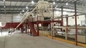 Cadena de producción automática del panel de pared del cemento de la fibra de la estructura compacta