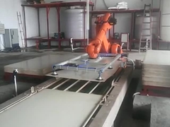 Producción de paneles de paneles de sandwich de pared y cemento