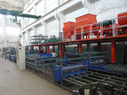 Equipo de fabricación de placas de óxido de magnesio de 1220 mm de ancho para proyectos de construcción