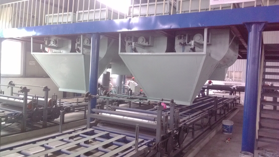 Máquina de fabricación de cartón corrugado incombustible con la función de control del grueso del tablero
