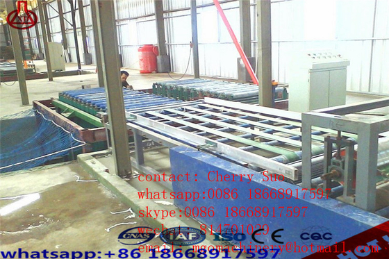 Cadena de producción decorativa del tablero del óxido de magnesio hojas/cambio de la capacidad 2000