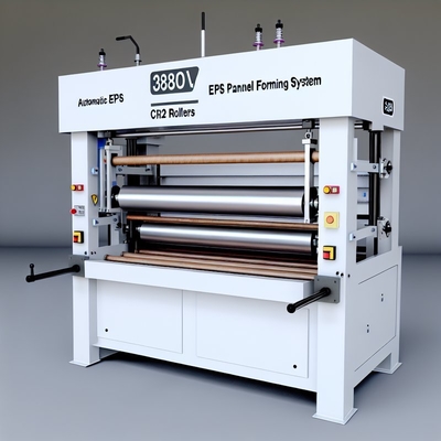 Máquina formadora de paneles de pared de 380 V con espumado automático de EPS y rodillos Cr12