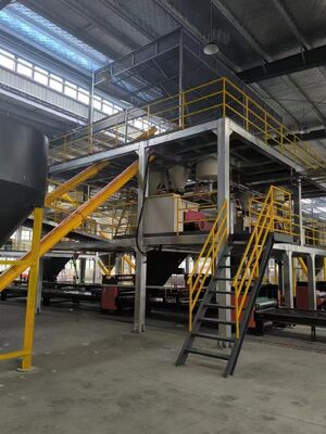 Máquina formadora de paneles de pared equipada con línea de producción de tableros de respaldo de baldosas aislantes XPS