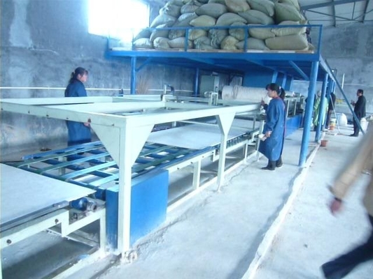 Cadena de producción del tablero del MgO del CE fabricación del tablero de la pared del cemento de la fibra de vidrio y del tablero de la pared del EPS