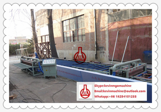 5.5Kw Motor de potencia Equipo de tejas de techo, sistema de control PLC Máquina de fabricación de hojas