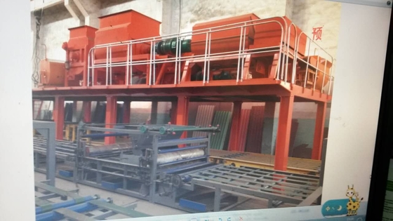 Máquinas para la fabricación de puertas para paneles de sándwich MgO resistentes al fuego / tableros de fibra de cemento
