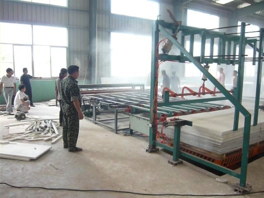 Máquina para la fabricación de tejas de techo de alta resistencia para 3 mm - 6 mm espesor 6 m longitud máxima