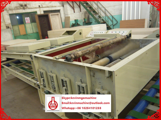 Máquina de fabricación de láminas de techo de vacío de doble etapa para material de paja / aserradero de cultivo