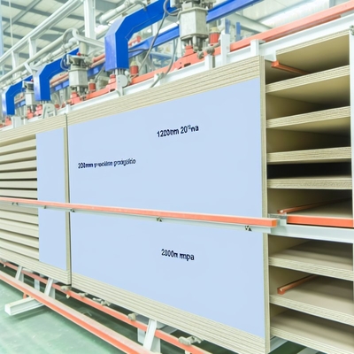 Línea de producción de placas de fibra de cemento de 1200 mm de ancho y ≥ 20Mpa de resistencia