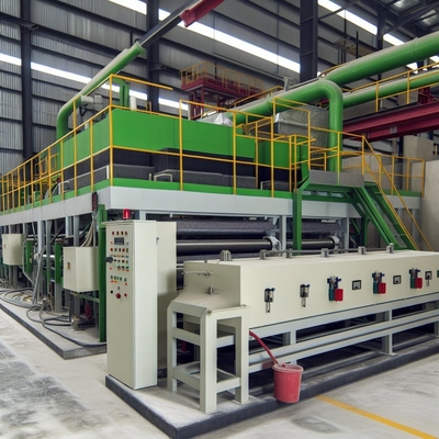 Línea de producción de tableros de fibrocemento de precisión de 5-20 millones de m2/año con conductividad térmica ≤0.25W/mk