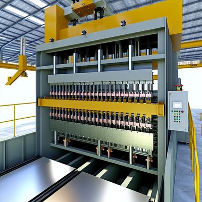 Máquina para Fabricación de Paneles de Pared de Construcción Rápida 380V con Espesor de Material de 0.3-0.8mm