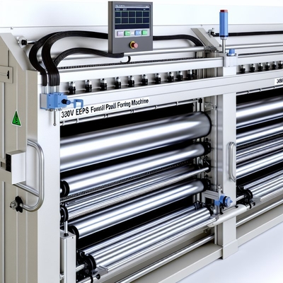 Máquina formadora de paneles de pared de 380 V con espumado automático de EPS y rodillos Cr12