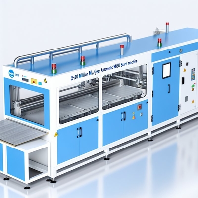 Máquina automática de tableros de MgO para resistencia al fuego A1 de 2-20 millones de M2/año