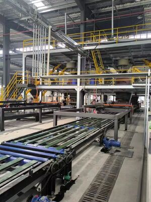 Línea de producción automática de muebles XPS para aislamiento de baldosas, 380v