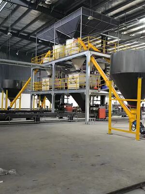 Máquina de tablero de paja con un contenido de humedad de materia prima del 8 al 12% y un ancho de producto de salida de 600 a 2000 mm para una temperatura de funcionamiento óptima de 20 a 80 °C