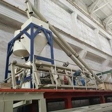 Máquina automática de cartón MgO con capacidad de 2-20 millones de m2/año, resistencia al fuego de grado A1 y longitud de 2400-24000 mm