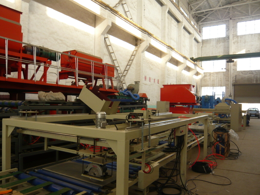 Cadena de producción completamente automática del panel de bocadillo del EPS con la estructura de acero