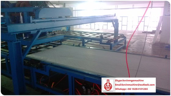 Cadena de producción del tablero del cemento de la fibra de la capacidad grande de 1500 hojas alto grado de la automatización