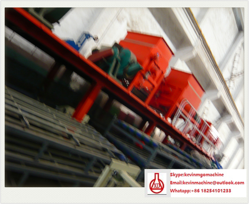Equipo del panel de pared de la producción del tablero del Mgo del material de construcción con capacidad de 2500 hojas