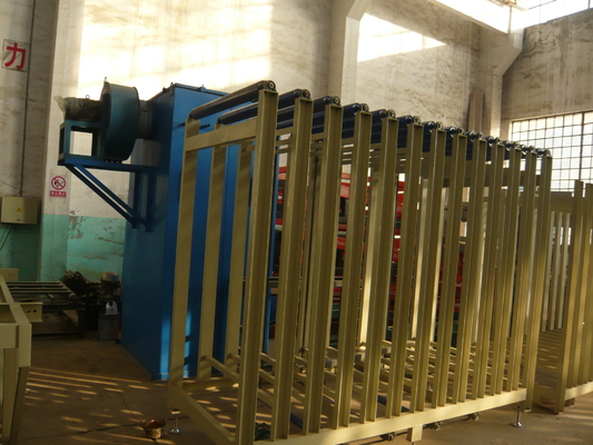 Cadena de producción del tablero de yeso de GRC con tecnología de extrudado del rodillo doble