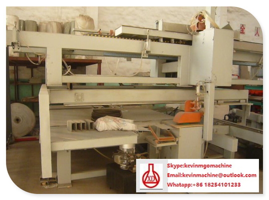 Máquina de la formación de hoja de la techumbre de la pared de bocadillo del cemento de la fibra con tecnología de extrudado del rodillo doble