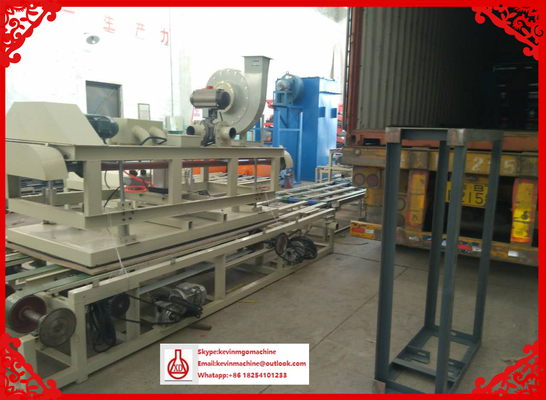 Cadena de producción del tablero del óxido de magnesio, máquina de torneado del tablero de yeso del lote automático