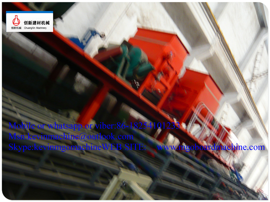 Cadena de producción aislada del tablero del Mgo de los paneles de bocadillo para el tablero constructivo del molde