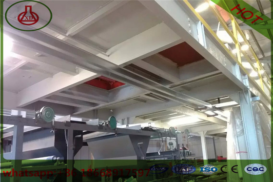 Cadena de producción lisa de la placa de la construcción de la máquina 50HZ 54KW del tablero del cemento de la fibra