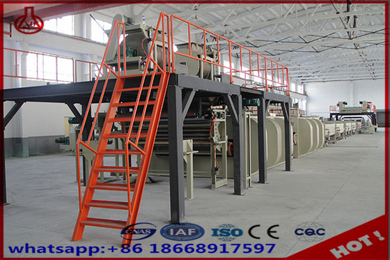 Pared automática que enyesa la cadena de producción del tablero del cemento de la fibra 1500 capacidad de las hojas