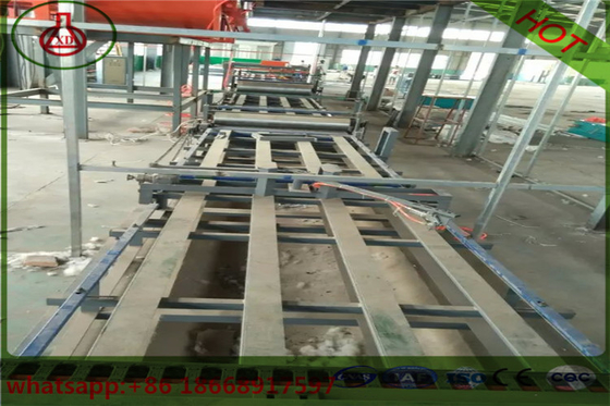 Cadena de producción automática completa de los paneles de pared de la máquina del tablero del cemento de la fibra del certificado del CE del ISO