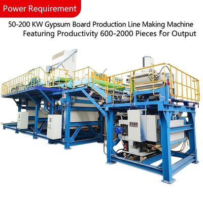 Máquina para fabricar tableros de paja con requerimiento de potencia de 50-200 KW, productividad de 600-2000 piezas y capacidad de salida de 1000-5000 Kg/h