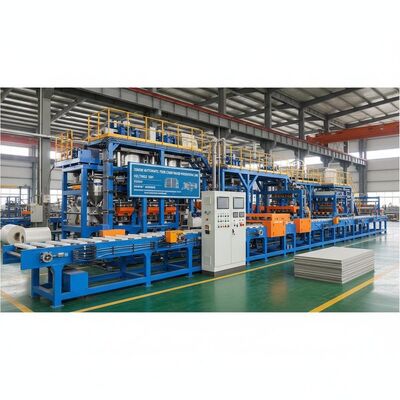 Línea de producción automática de tableros de fibrocemento de 200kw Voltaje 380V Operación Energética Minimizando el Consumo de Energía y los Costos