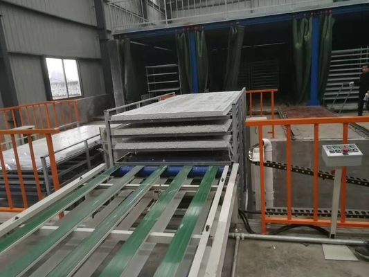 Cadena de producción del tablero del cemento de la fibra y del tablero del óxido de magnesio funcionamiento rápido