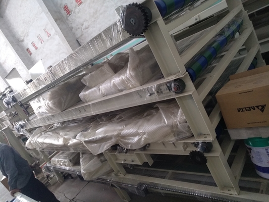 tablero del cemento de la fibra de Automtic del fulla con la cadena de producción de proceso profunda de la laminación